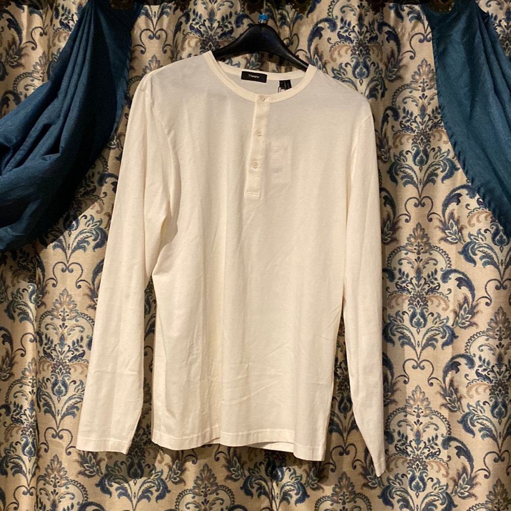 Theory Men’ s shirt ivory